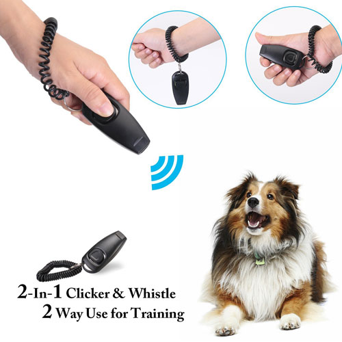Pet Training Whistle Clicker 